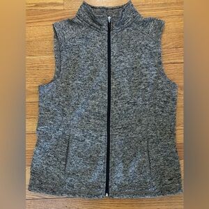 Exertek Vest Women’s XL Tan/Black Zip Front Pockets Outerwear 100% Polyester